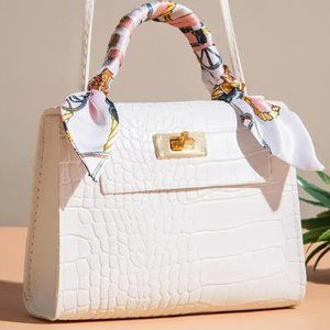 Women's Fashion Scarf  Faux Leather  Purse